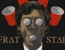 illustrated Frat Star movie poster
